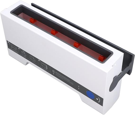 Generic Thermal Binding Machine, 12 in Book Binder with Integrated Cooling Function, A4 Cinch Machine for DIY Notebook Journal Photo Document White US_Standard 110v