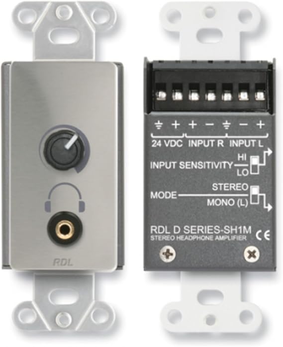 RDL DS-SH1M Stereo Headphone Amplifier - Power Supply Included