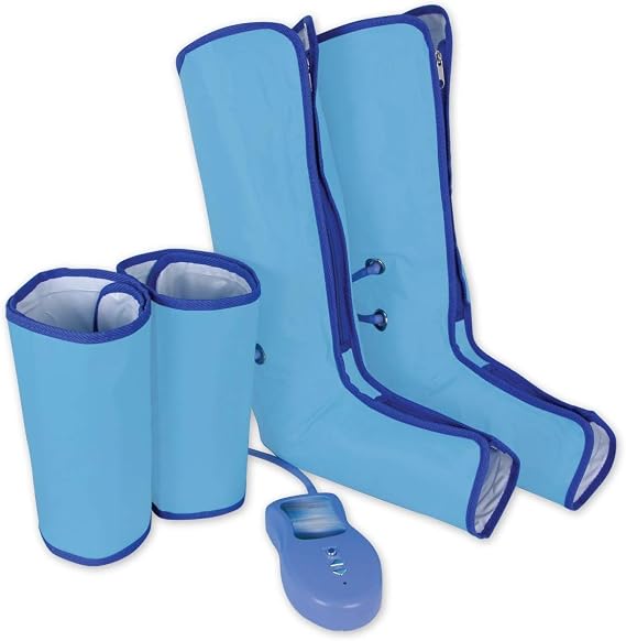 North American Health + Wellness Healthcare JB5462 Air Compression Leg Wrap, Blue, 2 Count