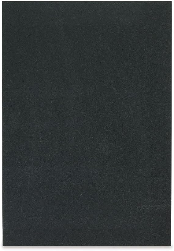 Worbla Black Art Thermoplastic Sheets - Small, 14-1/2" x 9-4/5"