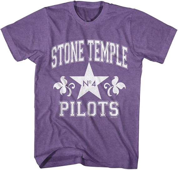 American Classics Stone Temple Pilots No. 4 T Shirt Purple Heather