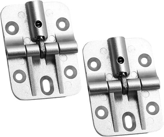 2pcs Foldable Table Hinge, 180 Degree Locking, Adjustable Force