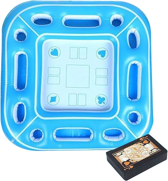 Floating Card Table Weather-Resistant Inflatable Portable