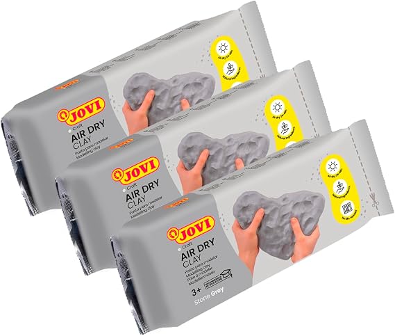 Jovi - Air Dry Clay, 3 x 1.1 lb, Terracotta Color, Total of 3.3 lb