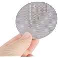 Filter Coffee, 6 x 6 x 1 Filter, Solid, Rustproof, Reusable Metal Steel Coffee Filter, #656