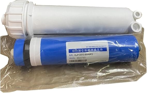 Reverse Osmosis Membrane Water Filter Replacement 600 GPD Water Filter Cartridge 3013-600 RO Membrane with Housing Under Sink