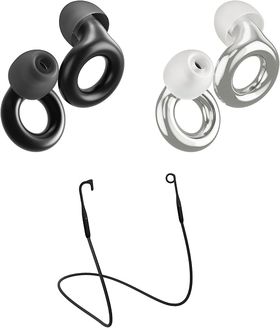 Loop Earplugs Experience Link Bundle – Loop Experience 2 (2-Pack) + Loop Link | Reusable Ear Plugs for Concerts, Live Events, Festivals, Motorcycles, Noise Sensitivity & More | 18 dB Noise Reduction