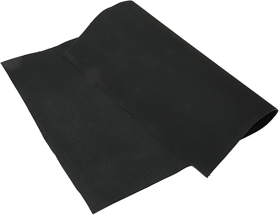 Shoe Rubber Sole Sheet, 1.2mm Thick Shoe Sole Protectors, 22.1 x 15.0in Black Shoe Rubber Sole Sheet for for Boots, Shoe Making and Repair