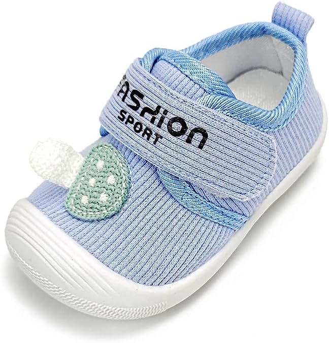 Baby Squeaky Shoes Toddler Boy Girl Sneakers Anti-Slip First-Walkers Lightweight Little Kid Trainers for Walking Running
