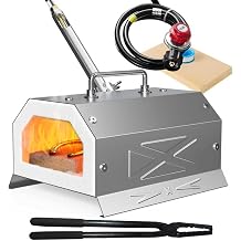 Single Burner Blacksmith Forge Starter Kit and 15.5'' Blacksmith Tongs Bundle