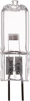 Eiko FCS T-4 G6.35 Base Halogen Bulb, 24V/150W