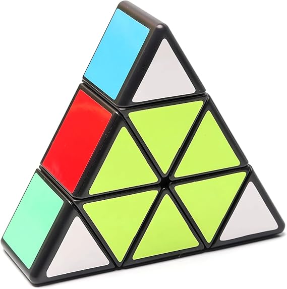 1x3x3 Single Layer Pyramid Cube, Funny 133 Pyramid Speed Cube Puzzle, Easy to Learn, First Choice for Getting Started