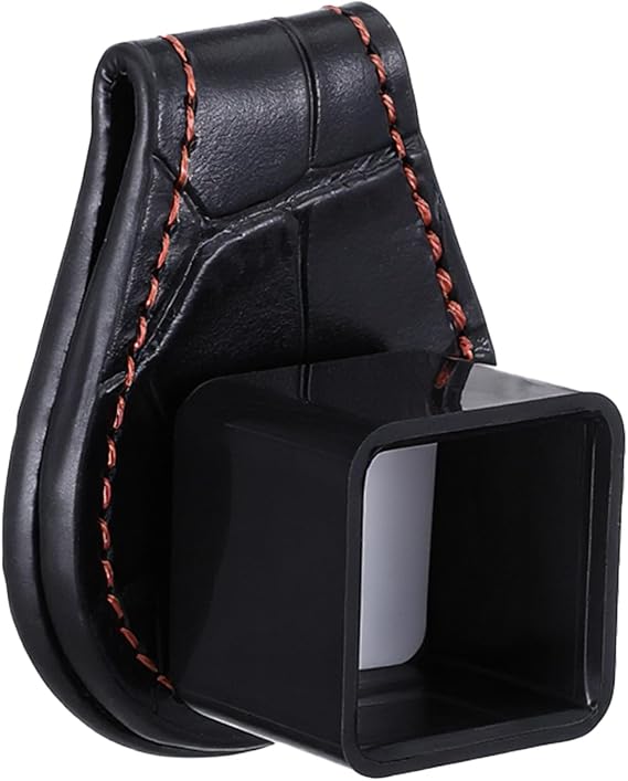 Prasacco Pool Chalk Holder, Magnetic Leather Pool Cue Chalk Holder with Belt Clip Billiard Accessories Black for Snooker and Stylish Billiard Accessories