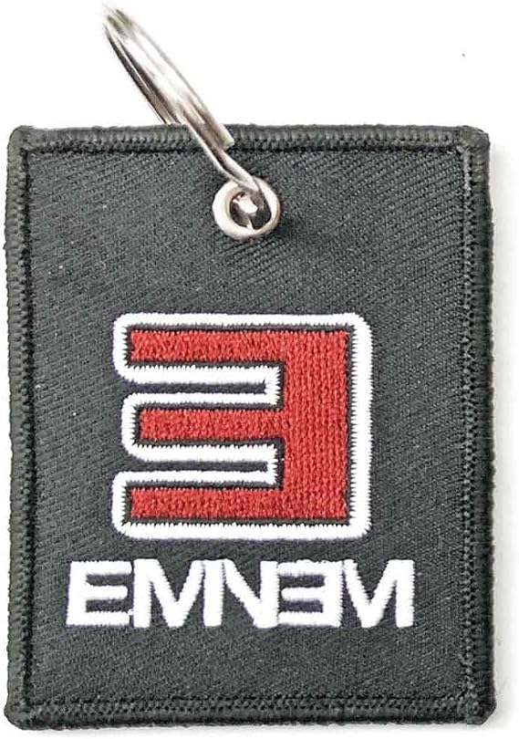 Eminem Reversed E Logo Embroidered Key Chain