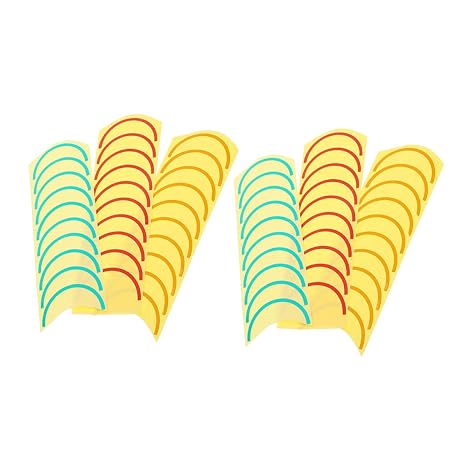 Pressure Gauge Indicator Stickers 6 Sheets PVC Adhesive Waterproof