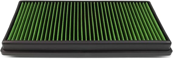 DNA Motoring AFPN-007-GN Clean Air Washable Drop In Panel Air Filter Enhance Engine Performance Power & Acceleration Improve [Compatible with 10-15 Range Rover Sport LR4]