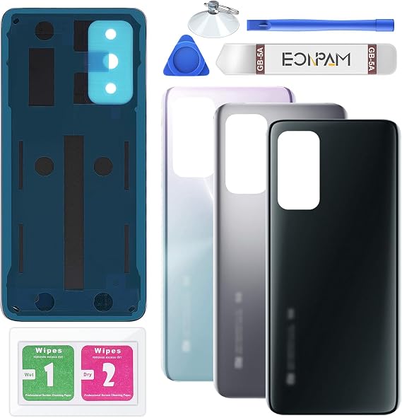 Back Cover Glass for Xiaomi Mi 10T / Mi 10T Pro Black