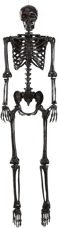 Crazy Bonez Black Pose-N-Stay Skeleton