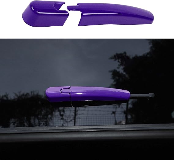 Rear Window Windshield Wiper Arm Blade Decoration Cover Trim Fit for Ford Bronco 2021-2026 (Purple)