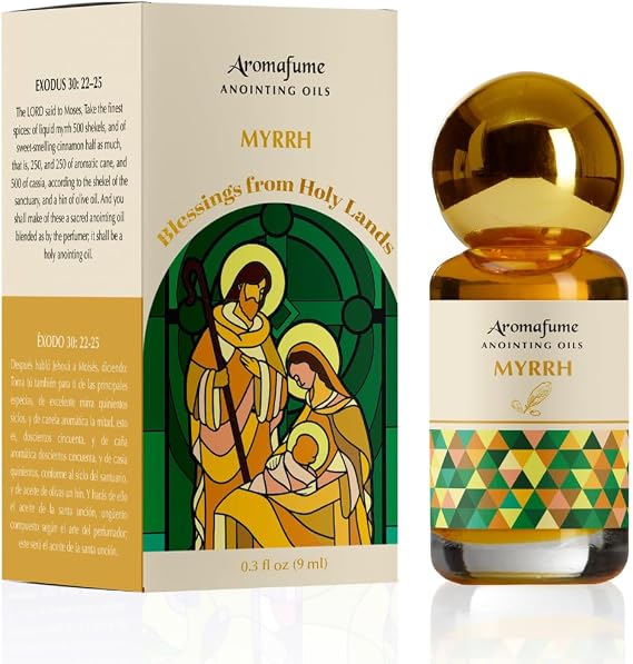 Myrrh Anointing Oil, 9ml, Christian Gifts, Aromafume