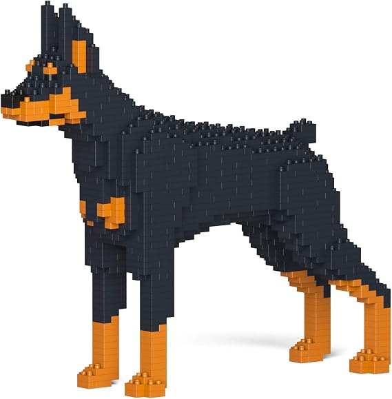 JEKCA Doberman Pinscher 01C-M01 | Dog Plastic Building Blocks | Age 14+
