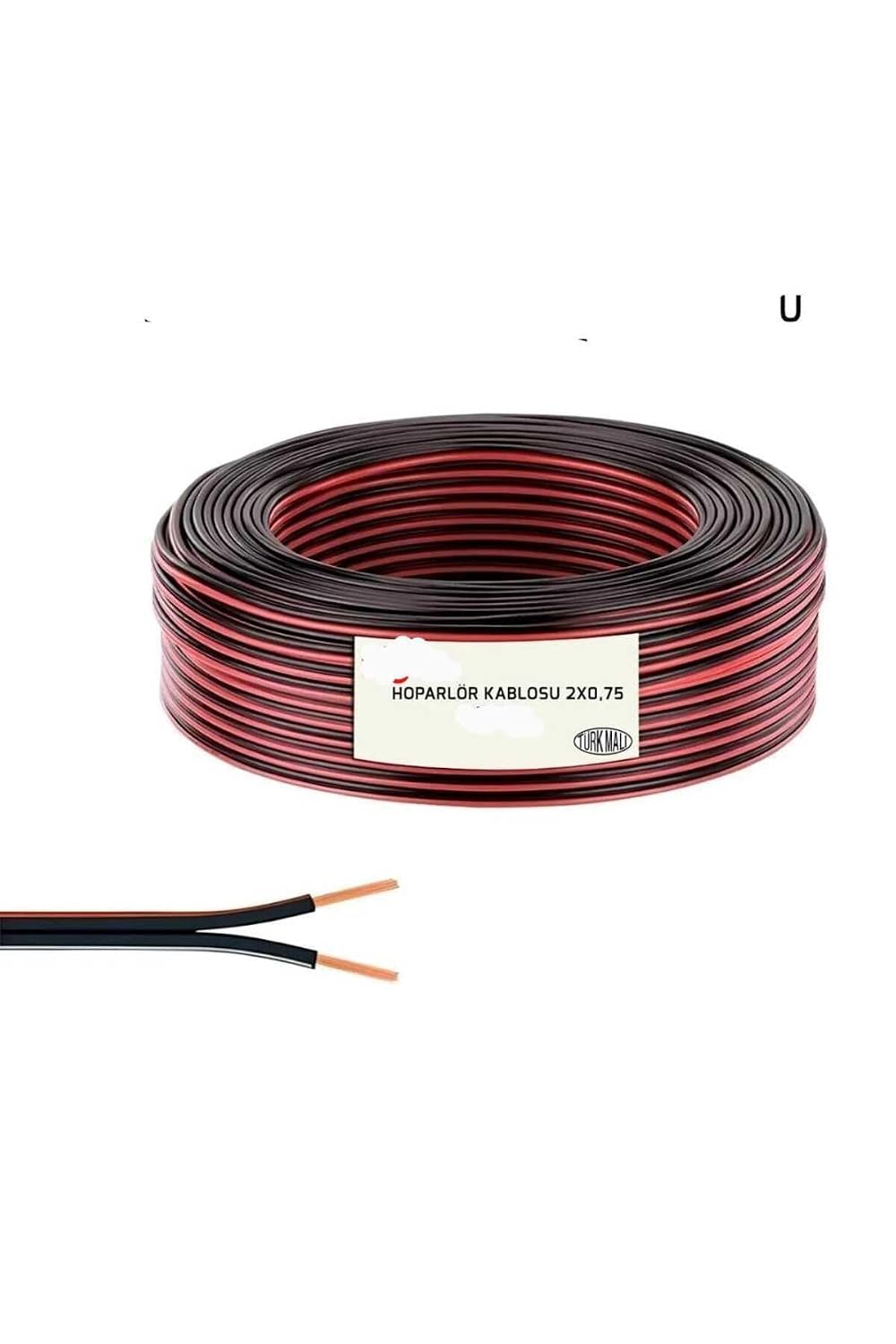 MC MERLİN 2x0.75mm2 Cca Yassı Kordon Kablo 100 Metre,