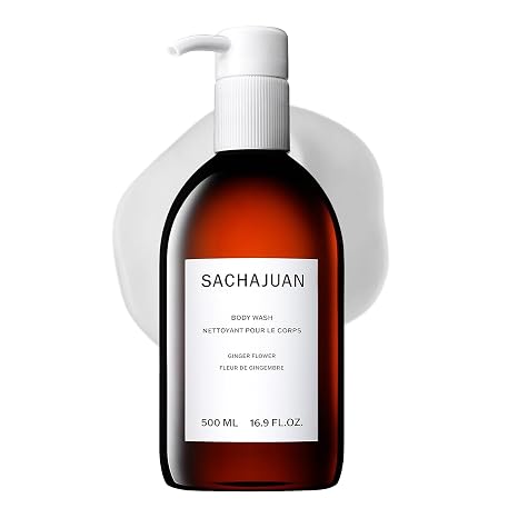 SACHAJUAN Body Wash | Hydrating Body Cleanser for Soft, Smooth Skin | Gentle Daily Wash with Earth Silk Technology | Vegan & Paraben-Free | 16.9 fl oz
