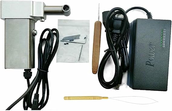 Dreadlock Machine Kit for Electric Instant Portable Dreadlocks Machine Dreadlock Maker Can Be Directly Work On Head Or Braiding Synthetic Hair