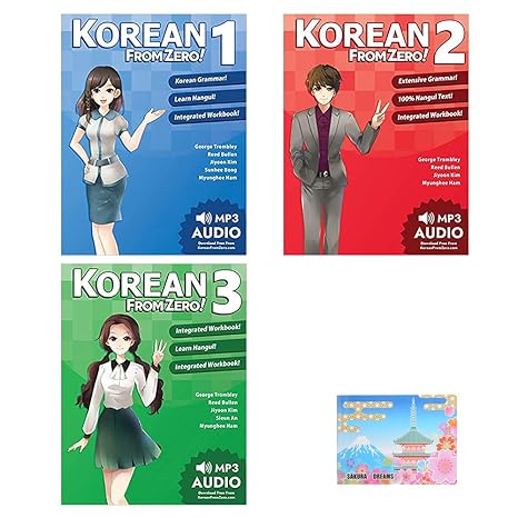 From Zero! 1 2 3 Master the Korean Language and Hangu , Sticky