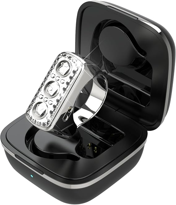 Tiktok Scrolling Ring,Bluetooth Page Turner for iPad/iPhone/Android/Kindle App,Remote Control for Camera/Video Recording (White)