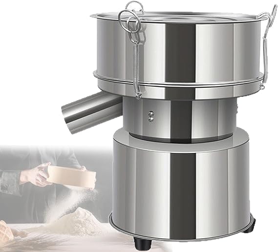 Automatic Powder Sieving Machine, Tabletop Automatic Powder Sieving Machine, Electric Flour Sieving Machine