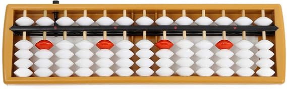 Plastic Abacus Arithmetic Soroban Kid's Calculating Tool 13/17 Digits