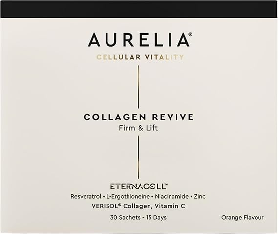 AURELIA Absolute Beauty | Advanced Cellular Anti-Aging Supplement | Increase Skin Moisture | with Zinc, Resveratrol, Niacinamide, Ergothioneine &