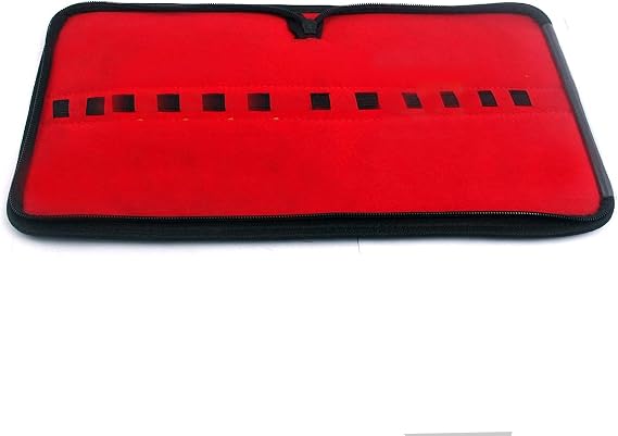 ZIPPER CARRYING CASE FOR 12 ITEMS - DENTAL INSTRUMENTS & TOOLS by G.S ONLINE STORE