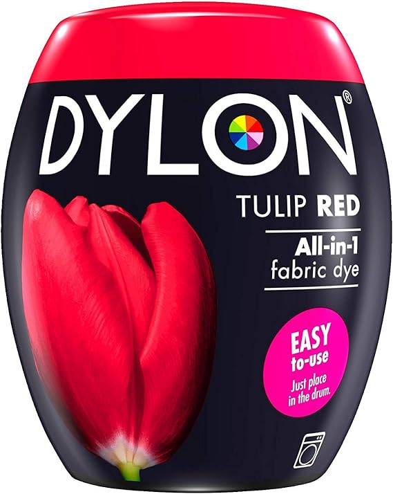 Dylon Machine Dye Pod, Tulip Red, 350G