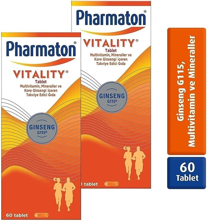 PHARMATON Vitality 60 Tablet 2 Adet P02324