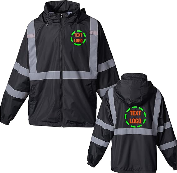 High Visibility Reflective Safety Jacket Reflective Jacket for Men Hi Vis Construction Jackets