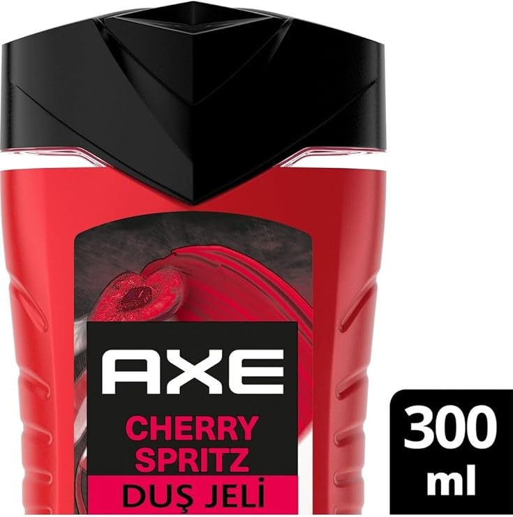 AXE Premium Collection Duş Jeli Cherry Spritz 3 in 1 Vücut Saç Yüz 300 ml