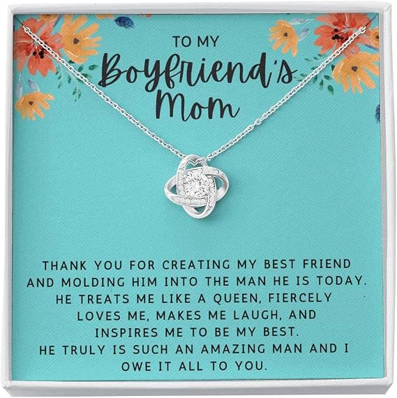 Etsy Gift to My Boyfriends Mom Necklace with Gift Box 80 Standard Box