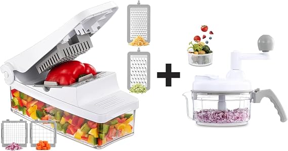 Food Chopper and Quick Chopper Bundle