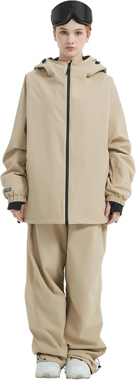 Mens Womens Ski Jacket And Pants Set Waterproof Insulated Snowboarding Outfits Snow Suits Clothes