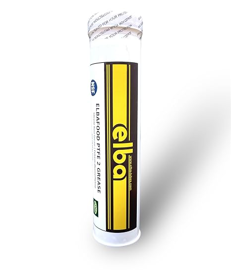 ELBAFOOD PTFE Dielectric Grease | Silicone Base | PTFE | Teflon | POLYTETRAFLUOROETHYLENE | Cross Reference Kluber (400 Grams Cartridge)