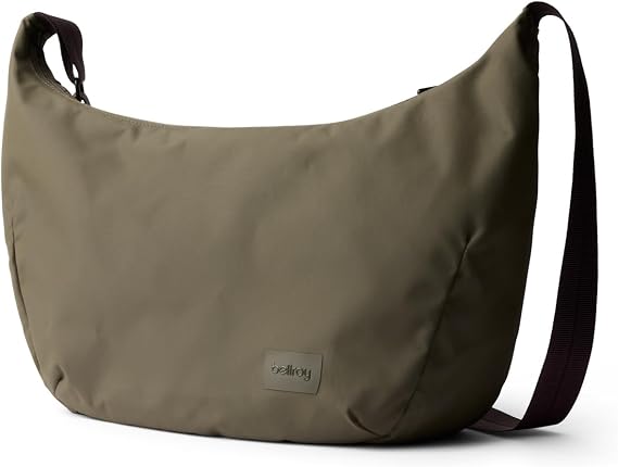 Bellroy Laneway Crescent Bag (everyday 7 liter minimalist shoulder bag with plenty of pockets and adjustable strap) - SeaKelp