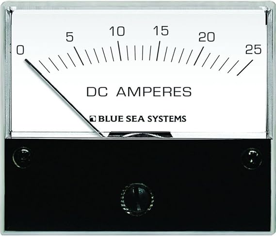 Blue Sea Systems Ammeter DC 0-25A Internal