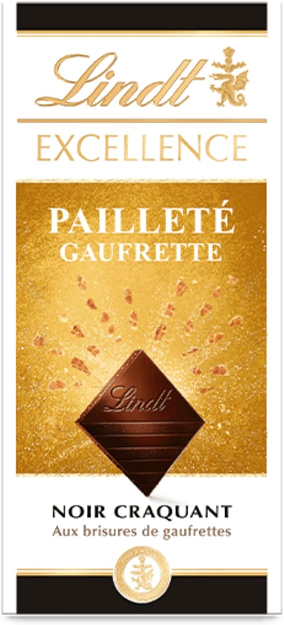 Lindt - Excelence glitter tray, chocolate brown, 100 g