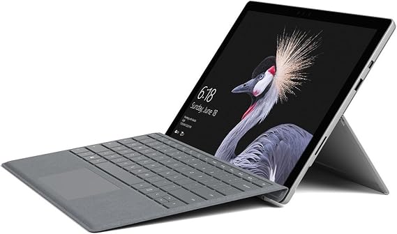 Microsoft Surface Pro 128GB i5 8GB RAM with Platinum Signature Type Cover Bundle (WiFi Only, 2.6GHz i5, 12.3 Inch Touchscreen) Version