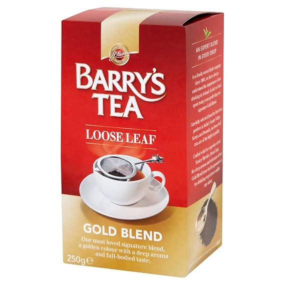 Barry's Loose Leaf Tea, Gold Blend, 8 Ounce (BTA10241)