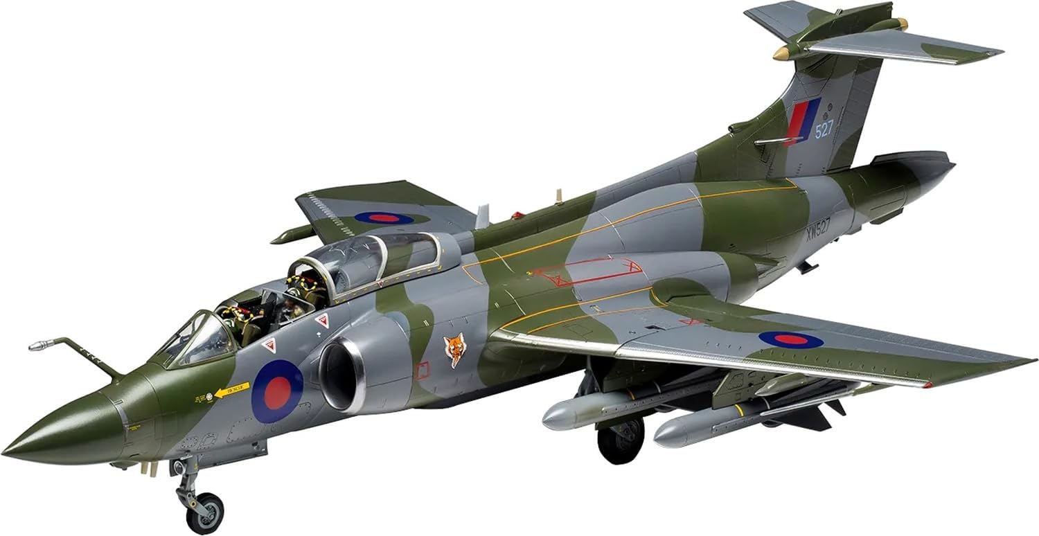 Airfix Model Set - A12014 Blackburn Buccaneer S.2B Model Building Kit - Plastic Plane Kits for Adults & Children 8, Set Includes Sprues & Decals - 1:48 Scale, un-Painted