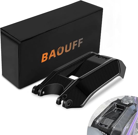 Real Carbon Fiber Battery Cover for Surron Light Bee,Fairing Guard Protection for Electric Dirt Bike Surron Light Bee X/S - Black