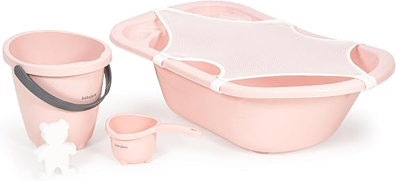 BABYJEM 439 Banyo Seti 5 Parça Pembe